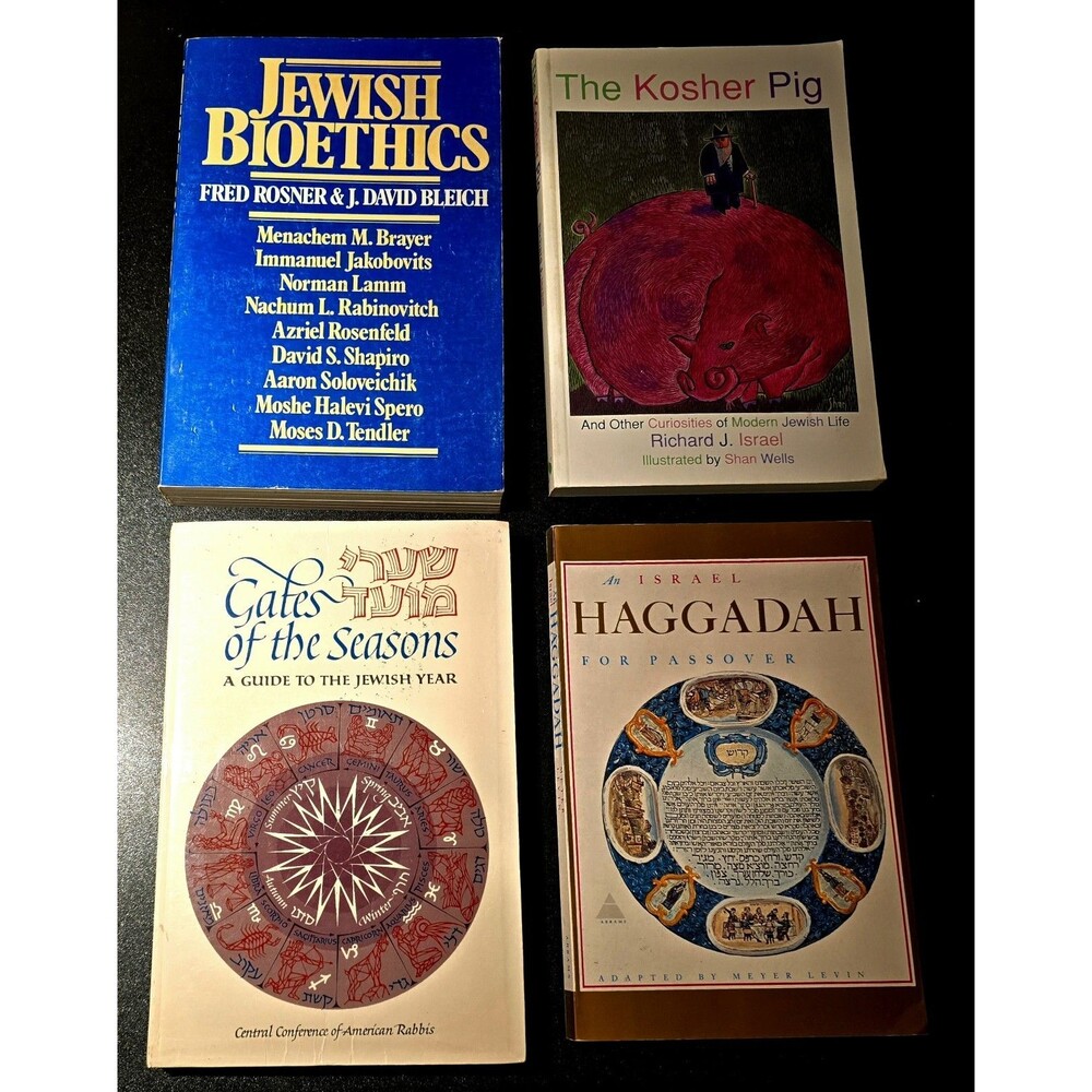 Judaism,  Jewish Biometrics, Kosher, Haggada, Seasons 4 Estate Books. Lot # 5